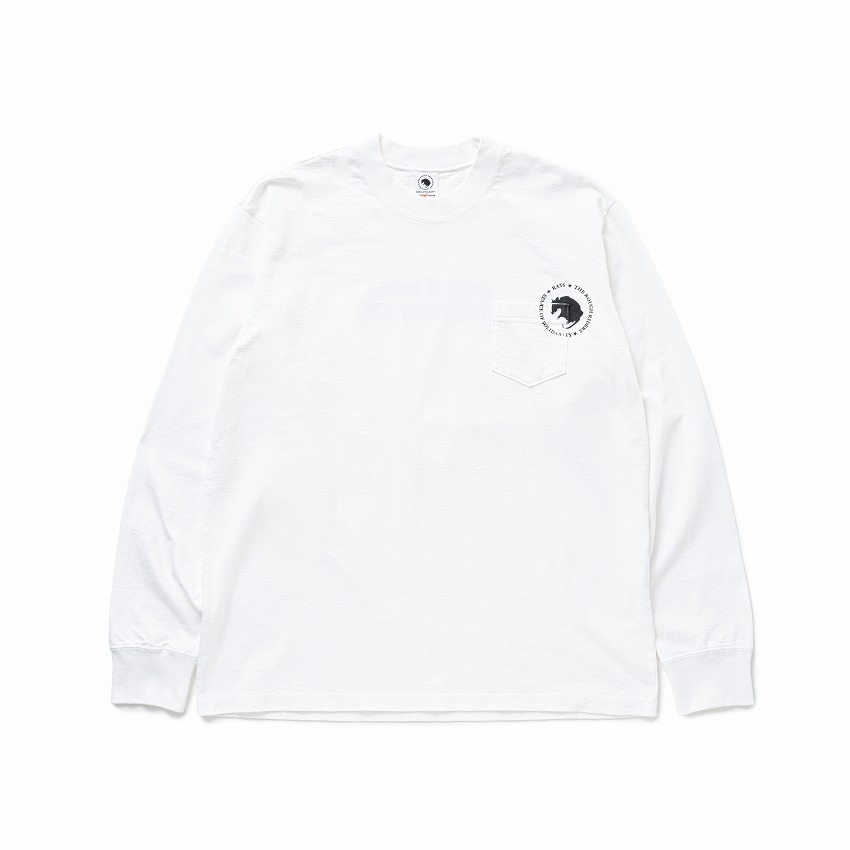 CIRCLE POCKET L/S TEE *ホワイト*