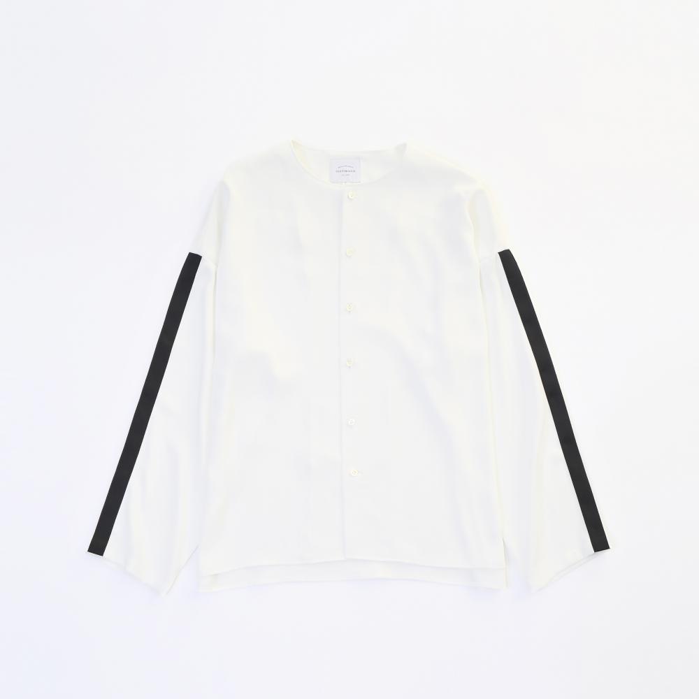 NO COLLAR LINE SHIRTS *ホワイト*