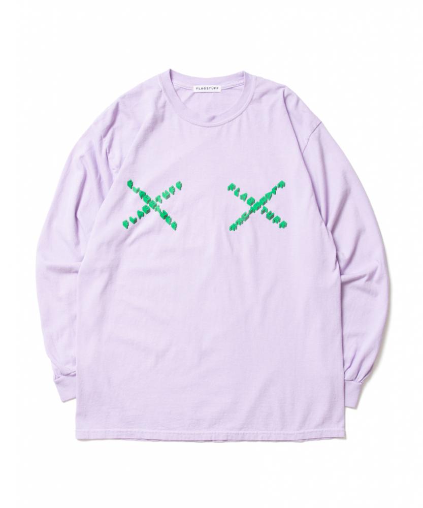 "CROSS LOGO" L/S Tee *パープル*