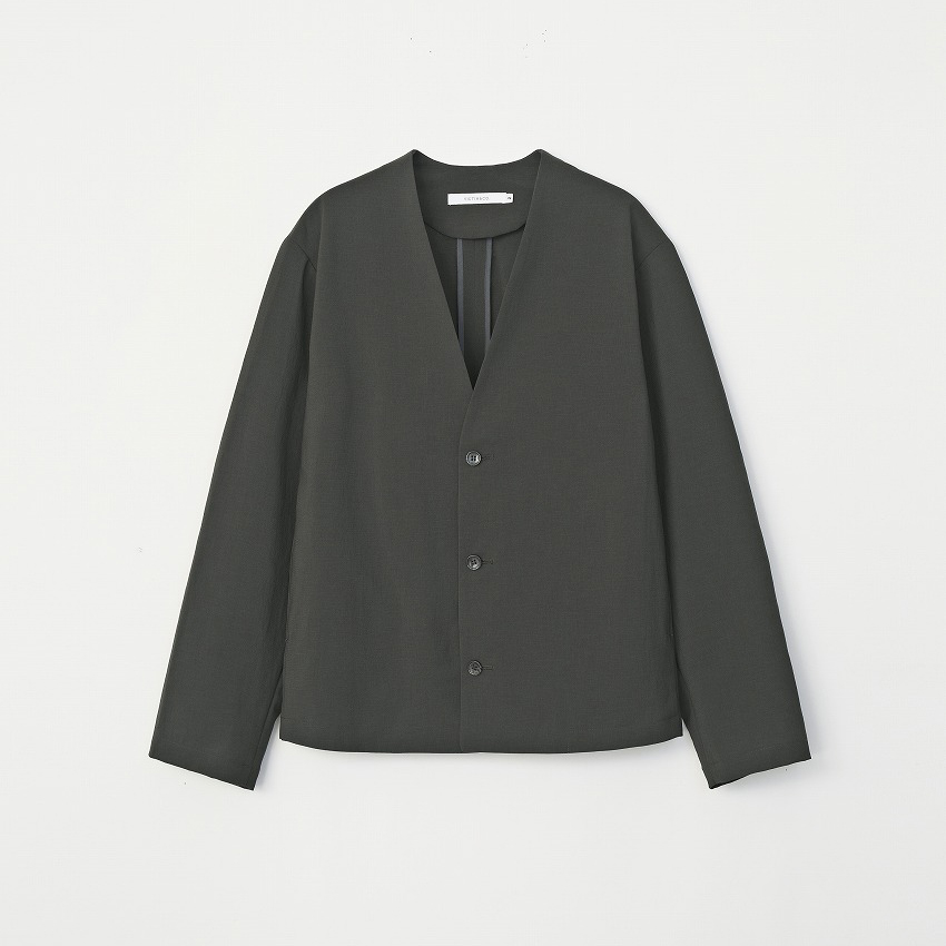 NO COLLAR JACKET *ブラック*