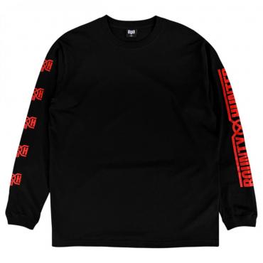 BxH LOGO L/S Tee 【BLACK/RED】
