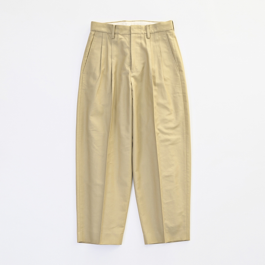 WIDE CHINO PANTS *ベージュ*