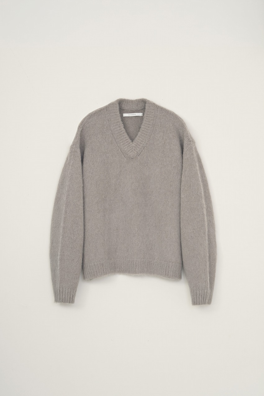 RACCON V-NECK KNIT / GRAIGE