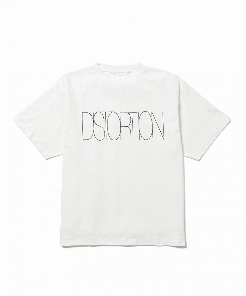 "DISTORTION" TEE *ホワイト*