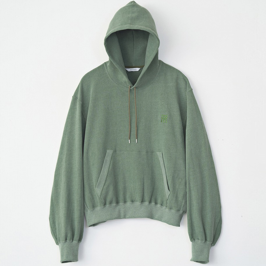 VINTAGE EFFECT SHORT PARKA *グリーン*