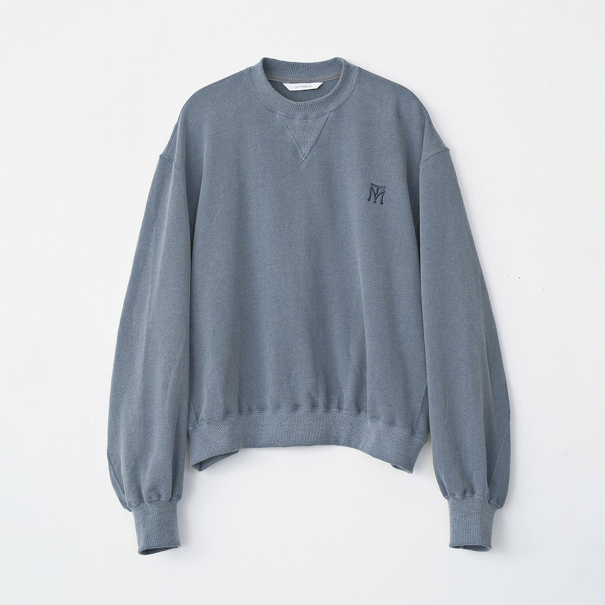 VINTAGE EFFECT SHORT SWEAT *ネイビー*