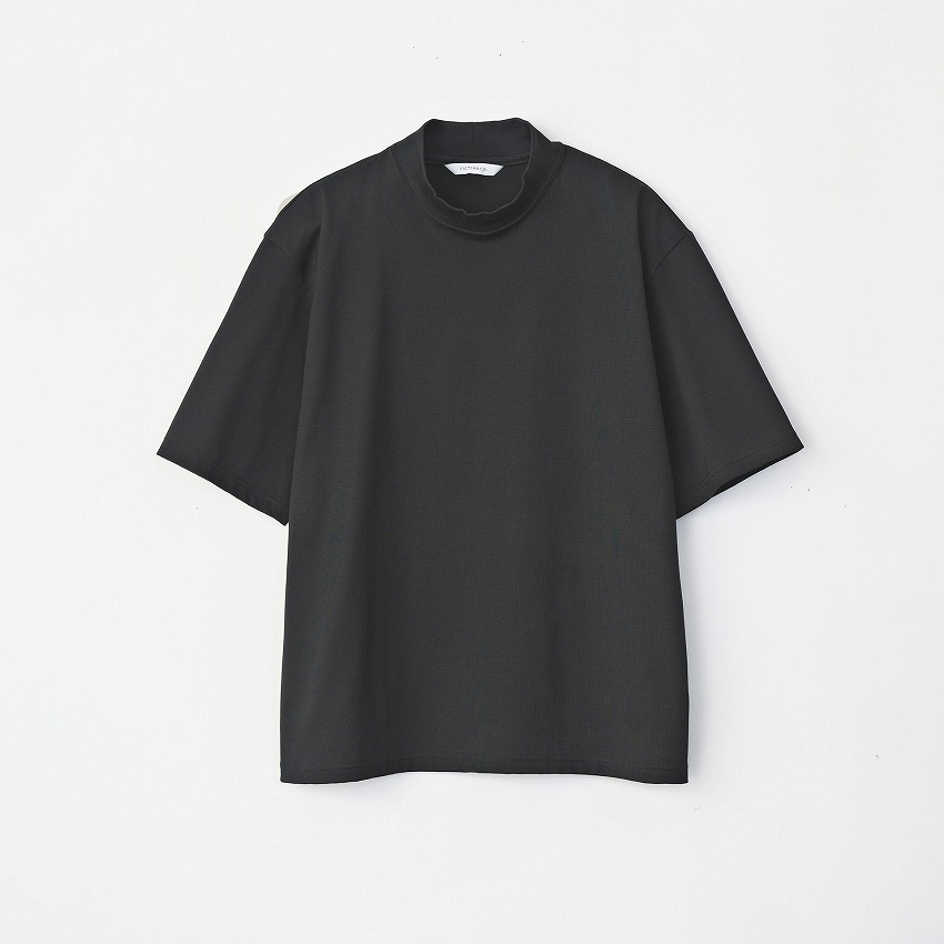 MOCK NECK TEE *ブラック*