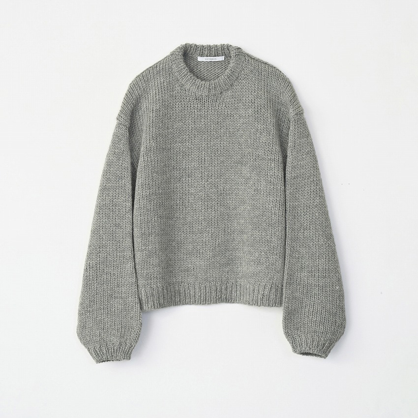LOW GAUGE KNIT *グレー*