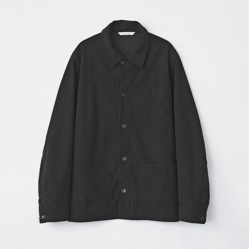 CORDUROY COVERALL JACKET *ブラック*