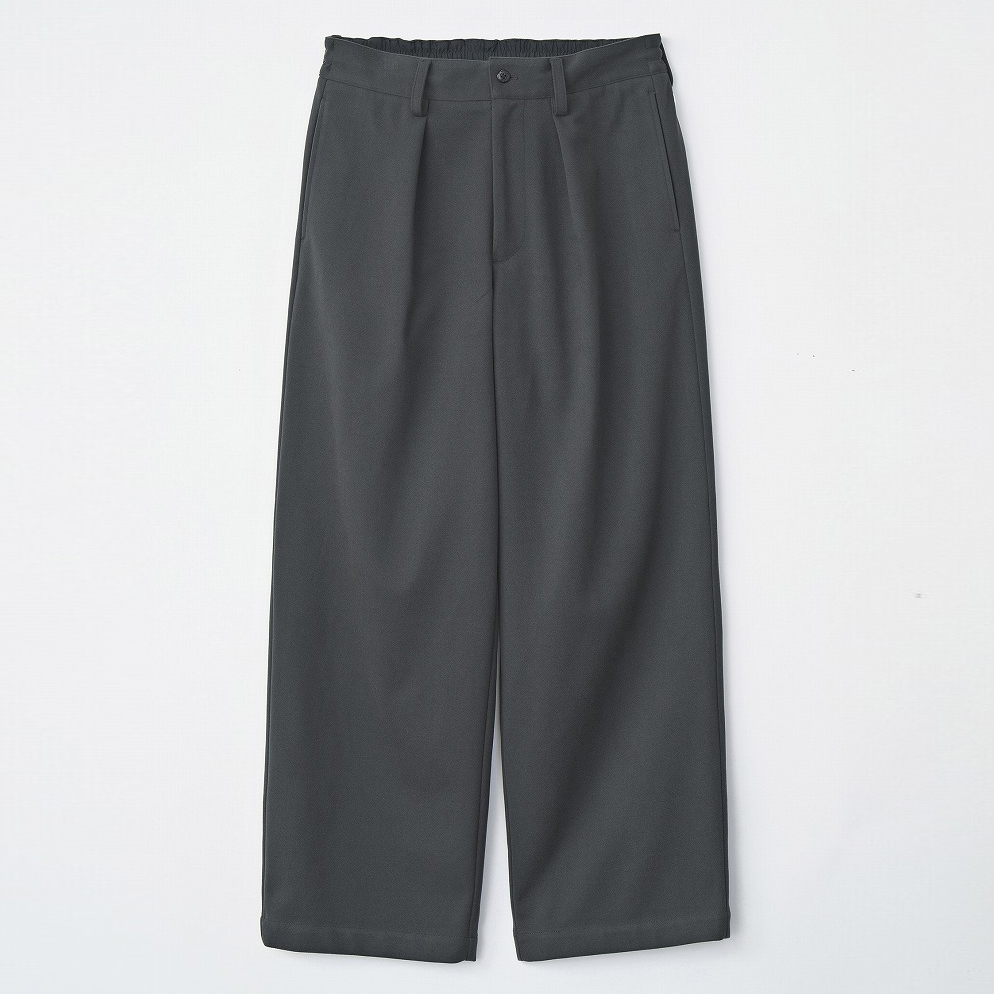WIDE EASY PANTS *チャコールグレー*