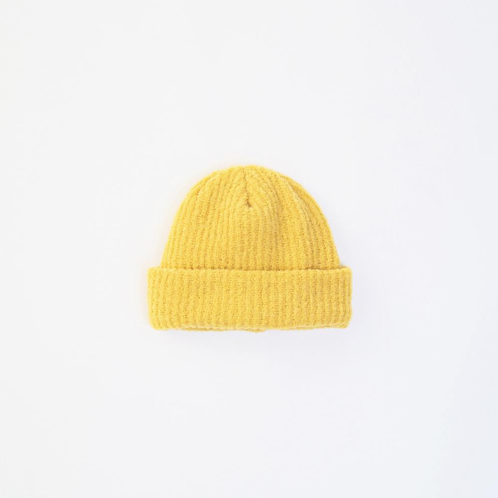 ×CA4LA / BIG KNIT CAP *イエロー*