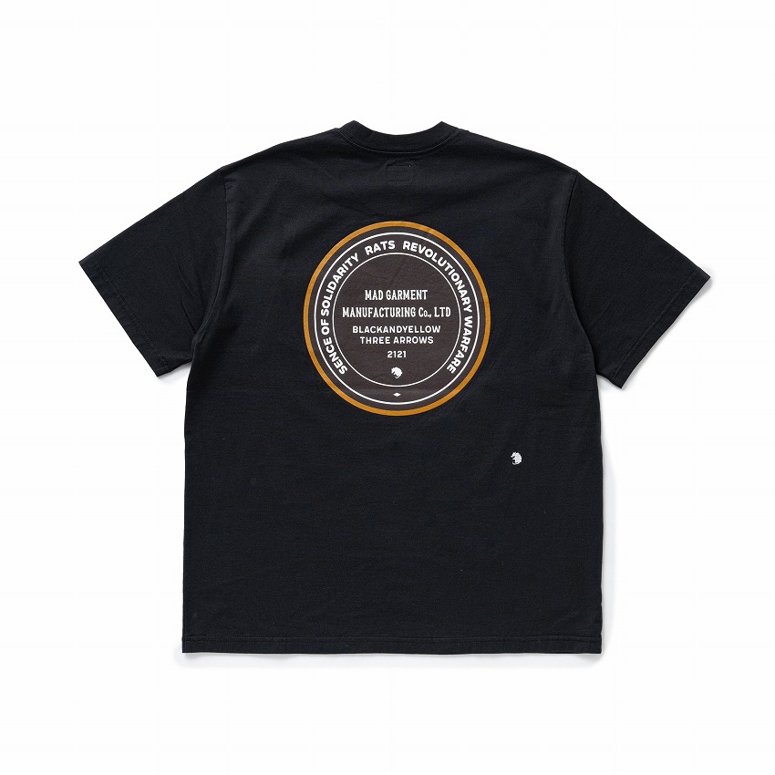 CIRCLE MGM POCKET TEE *ブラック*
