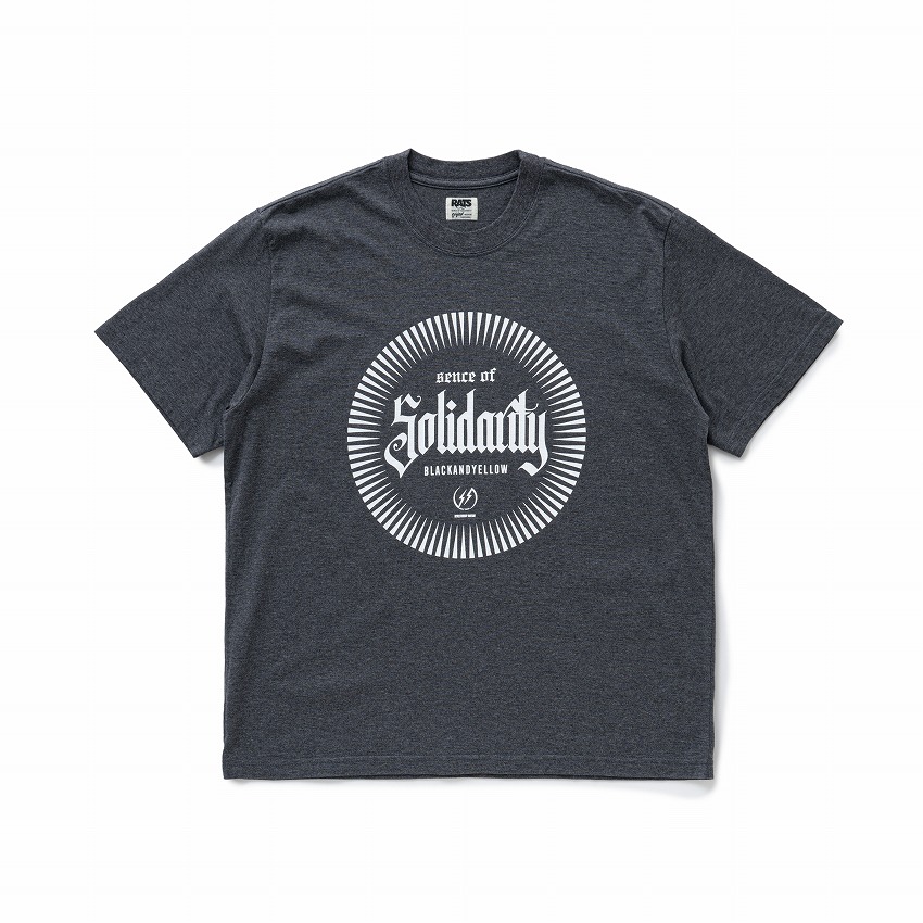 SOLIDARITY TEE *チャコール*