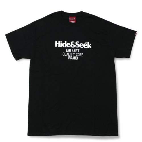 HIDE&SEEK S/S TEE(19ss) *ブラック*