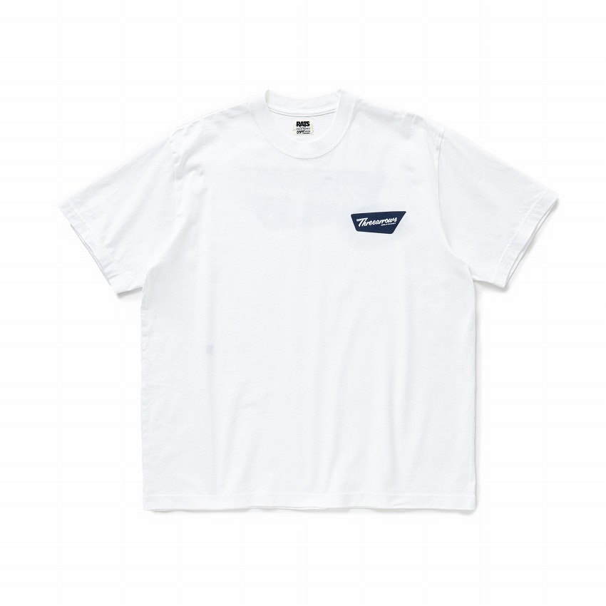 THREE ARROWS TEE *ホワイト×ネイビー*