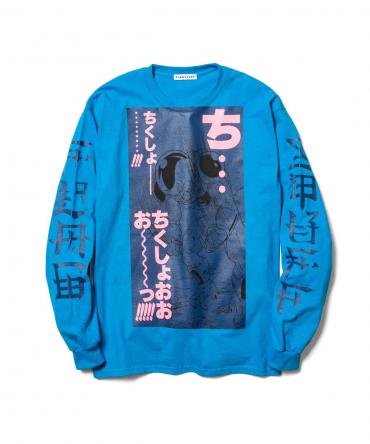 FRIEZA L/S TEE *サックス*