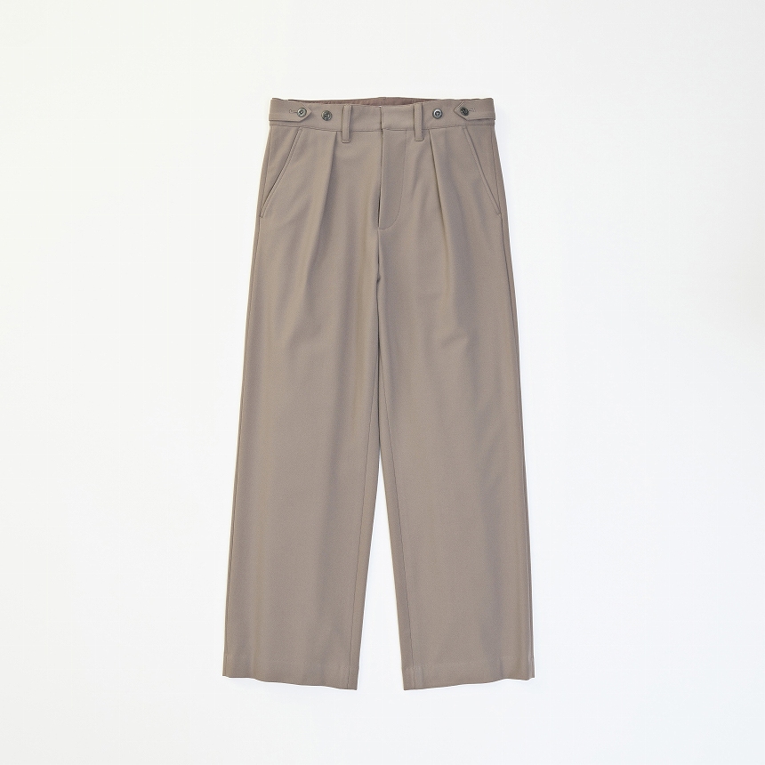 WIDE SLACKS *ブラウン*