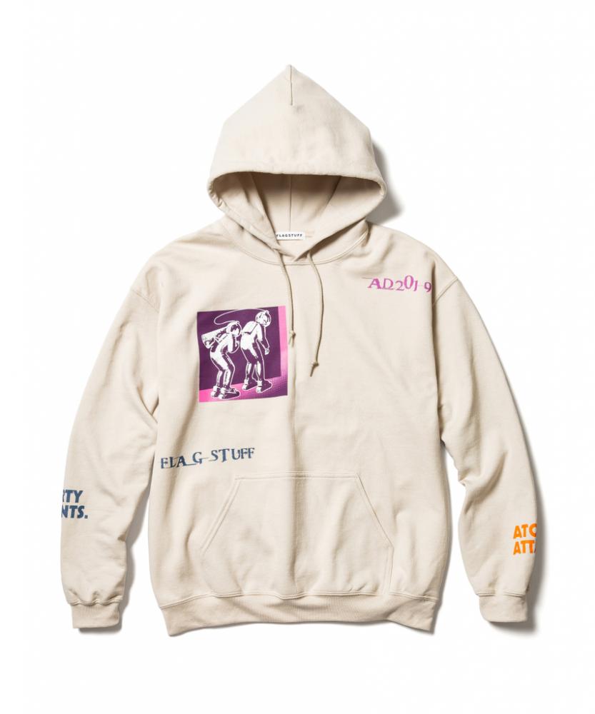 "PARTY AGENTS" HOODIE *サンド*