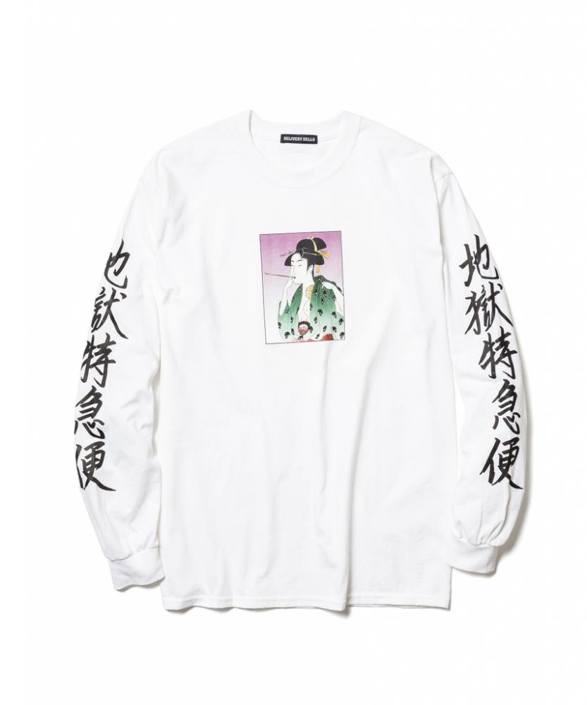 "地獄特急便"L/S Tee *ホワイト*