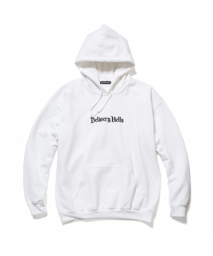 "DELIVERYHELLS" HOODIE *ホワイト*