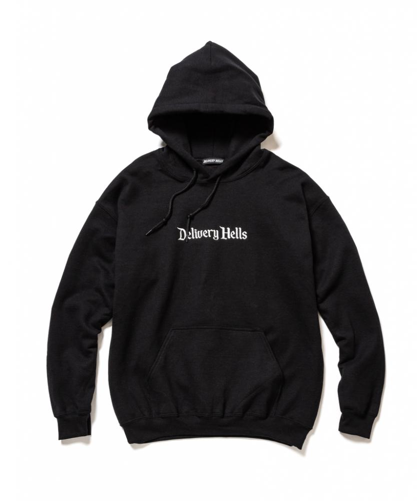"DELIVERYHELLS" HOODIE *ブラック*