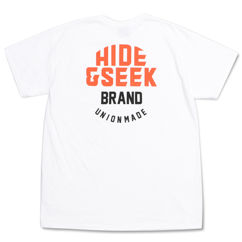 HIDE&SEEK POCKET S/S TEE *ホワイト*