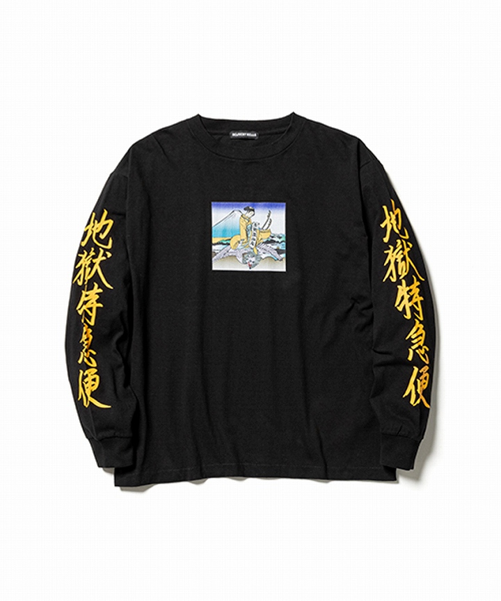 "地獄特急便" L/S Tee *ブラック*