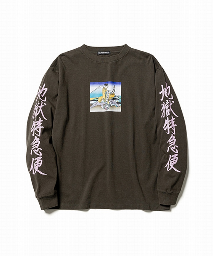 "地獄特急便" L/S Tee *グリーン*