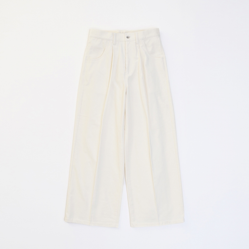 CORDUROY BAGGY PANTS *オフホワイト*