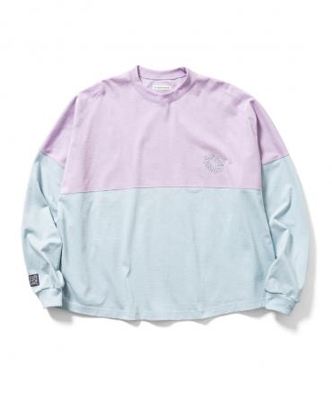 FB L/S Tee *パープル×サックス*