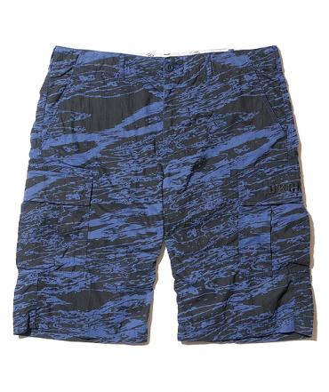 GHOSTLION CAMO CARGO SHORTS *ネイビー*
