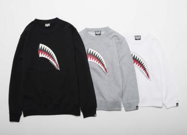 BxH SHARK KIDS CREW NECK SW *ブラック*
