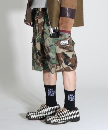 RE-MAKE B.D.U SHORTS *ウッドランド*