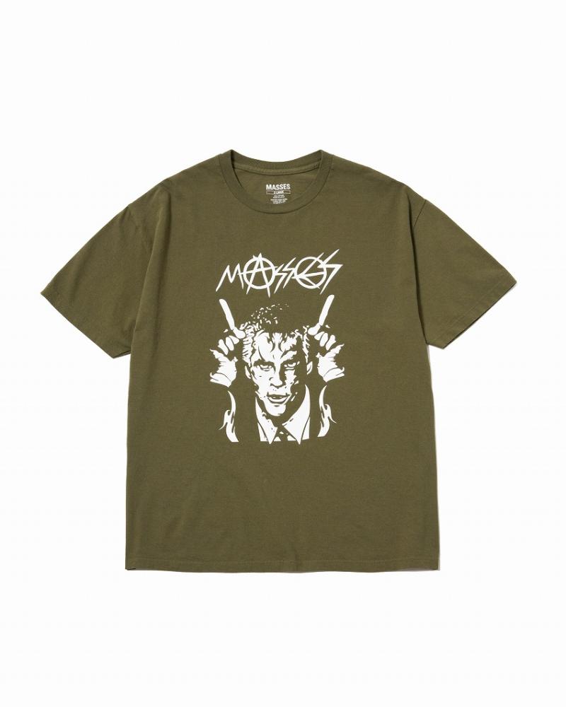 T-SHIRTS TYPE SATAN *オリーブ*