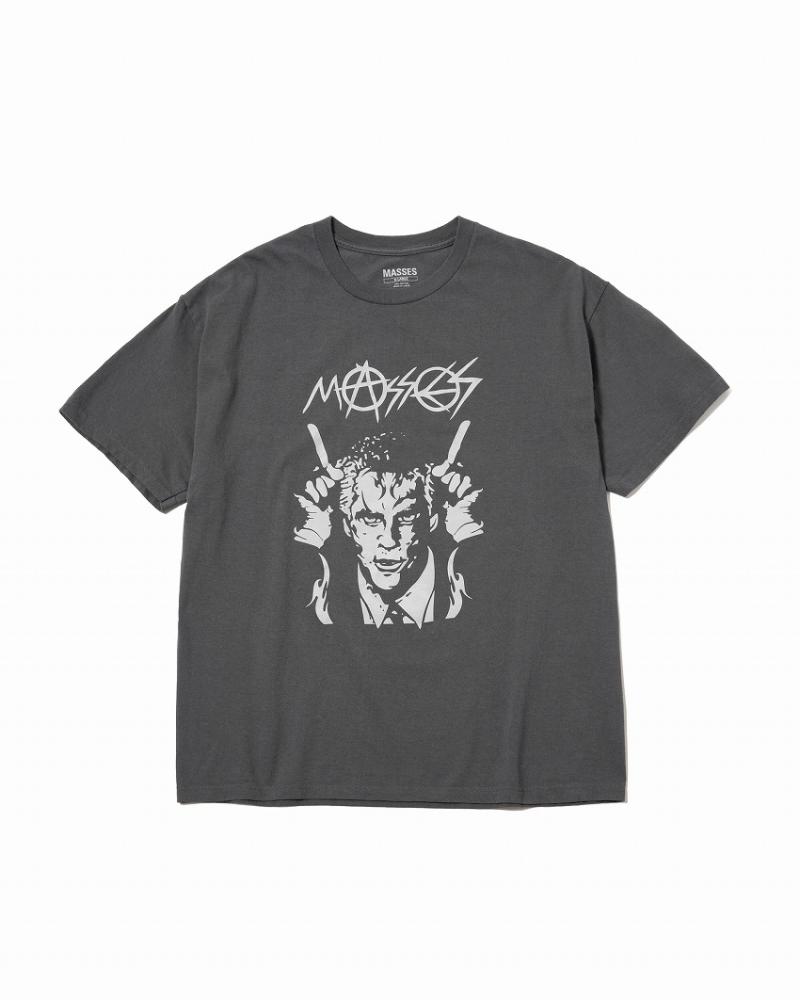 T-SHIRTS TYPE SATAN *チャコール*