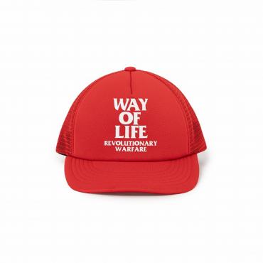 MESH CAP “WAY OF LIFE” *レッド*