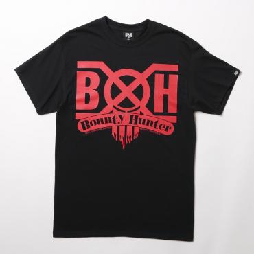 BxH SHOCK TROOPS LOGO TEE *ブラック×レッド*