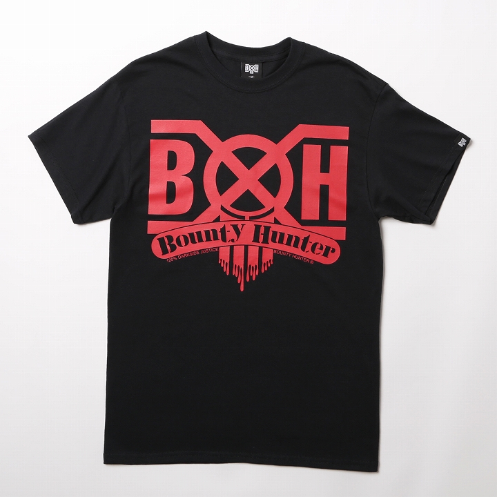 BxH SHOCK TROOPS LOGO TEE *ブラック×レッド*