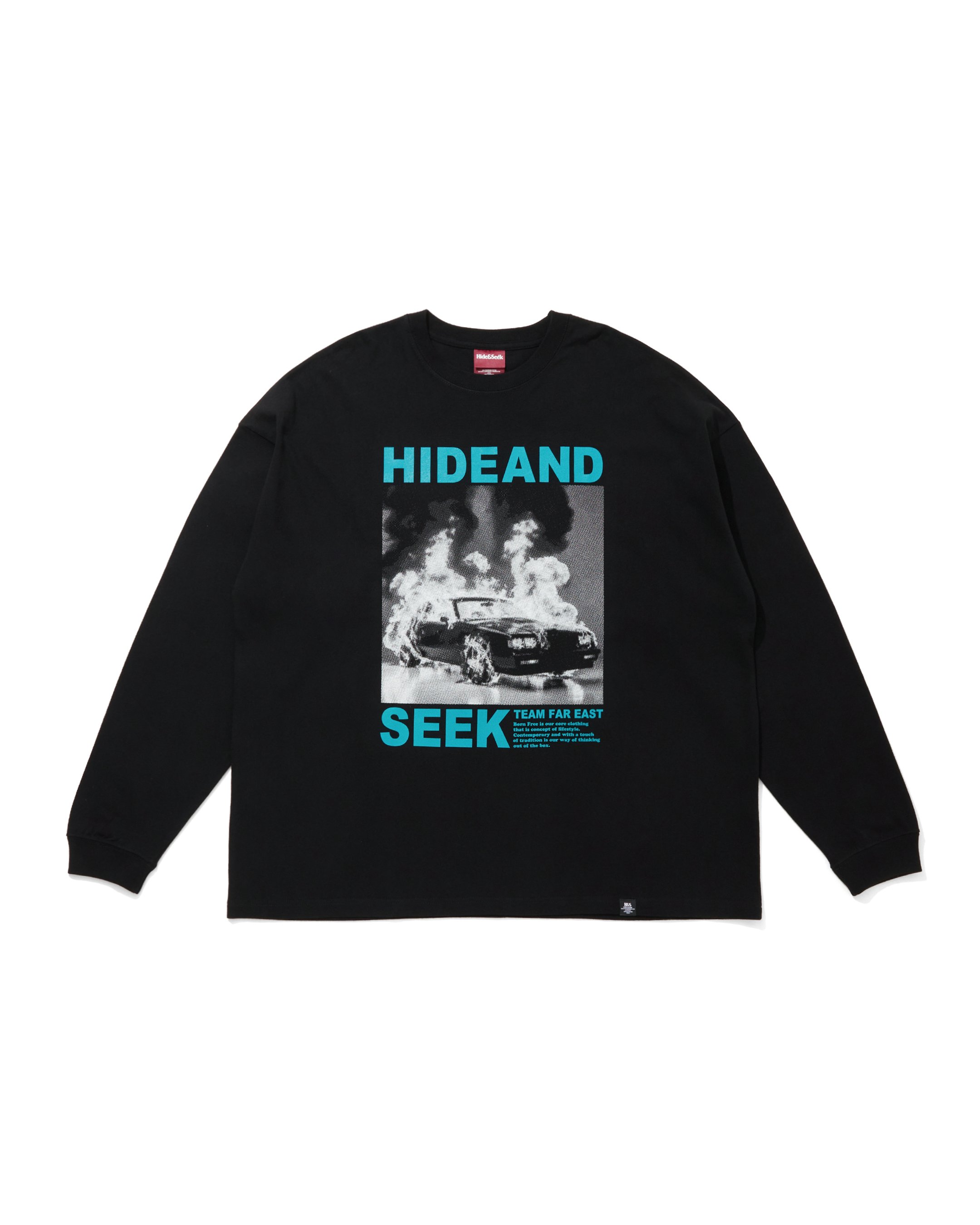 Burn L/S Tee / BLK×GREEN