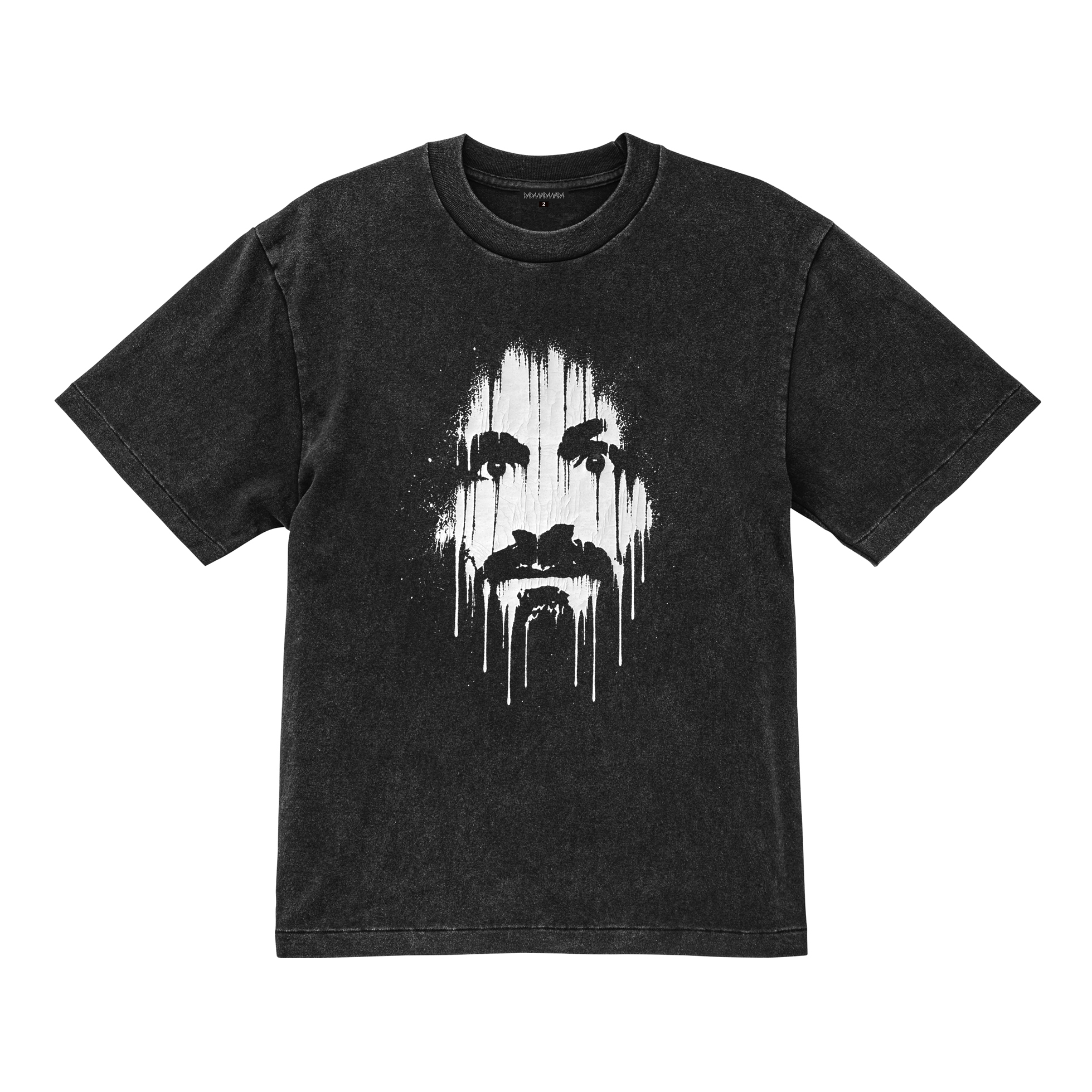 [先行予約]Dripping manson print tee *Fade black*