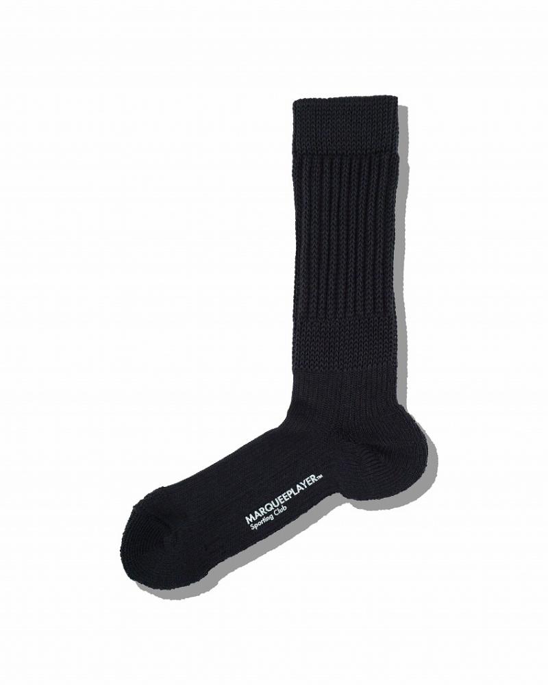Hybrid rib socks "made in Japan" charcoal