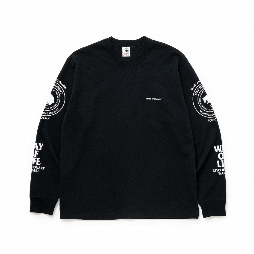 TWO WHEEL L/S TEE *ブラック*