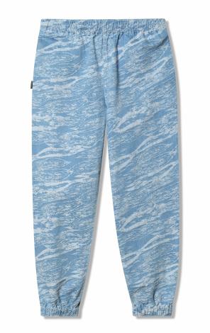 JACQUARD DENIM EASY PANTS *ブルー*