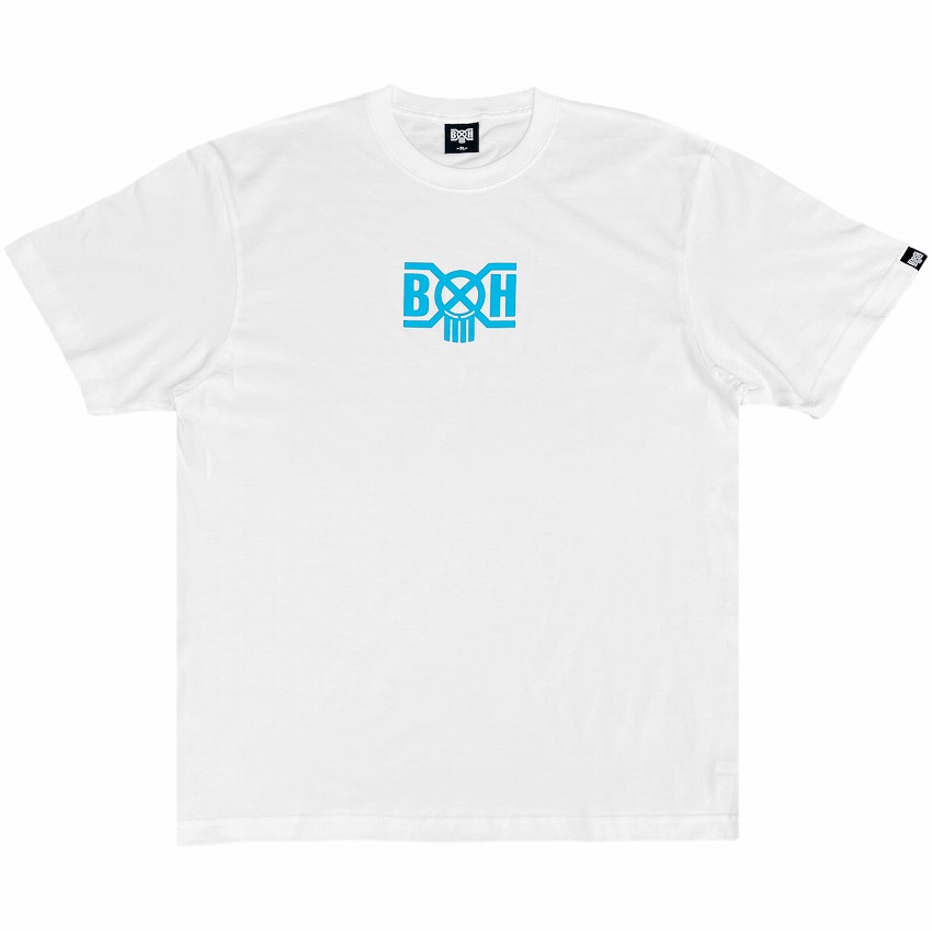 BxH SMALL LOGO Tee *ホワイト×ライトブルー*