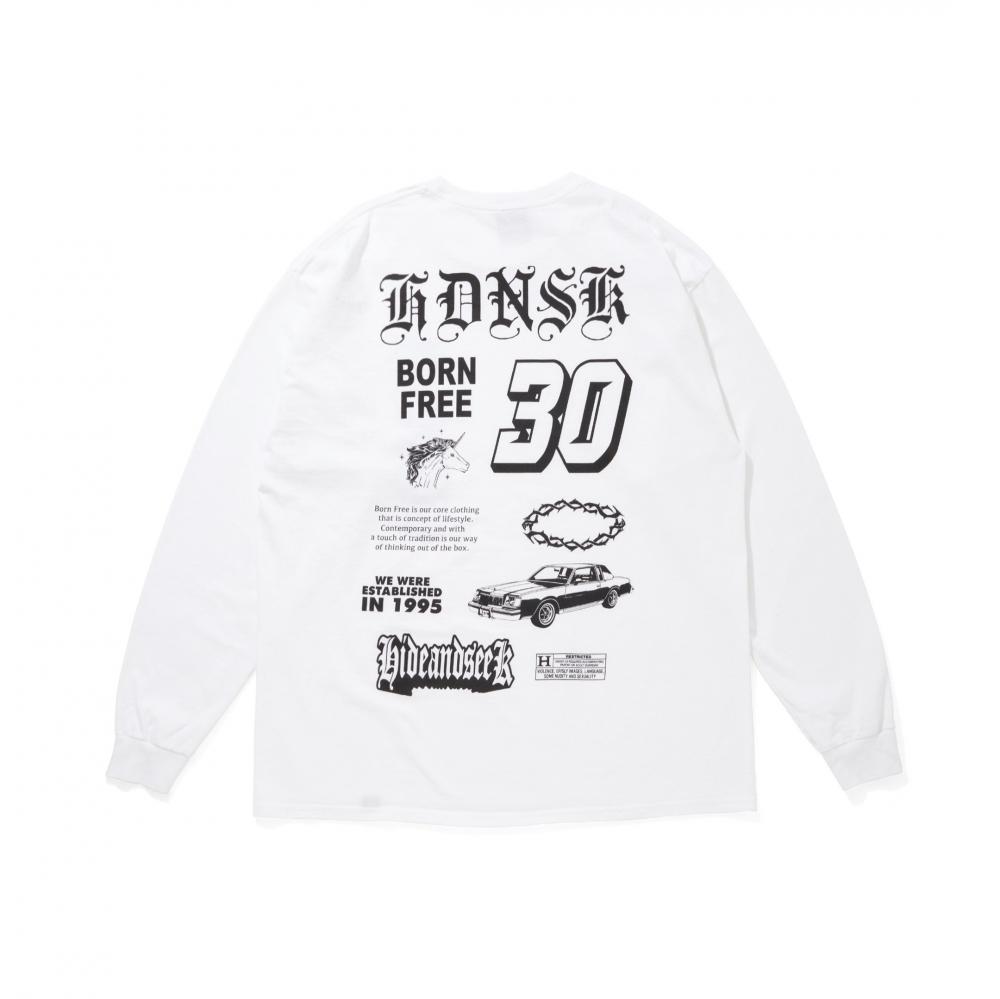 30 L/S Tee *ホワイト*