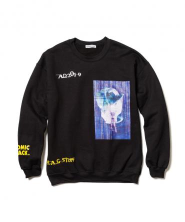 "ATMIC ATTACK" SWEAT *ブラック*