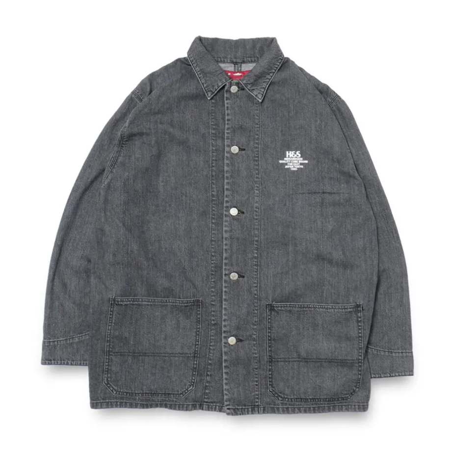 Denim Coverall Jacket(Used) *ブラック*