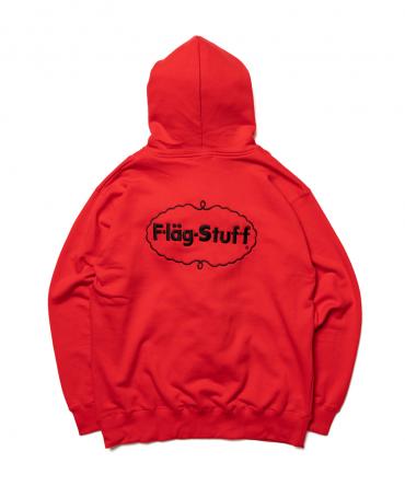 "ICE LOGO" ZIP HOODIE *レッド*