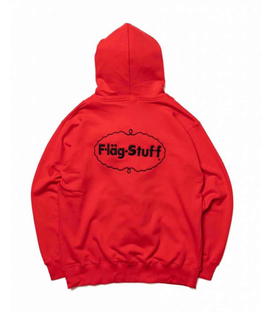 "ICE LOGO" ZIP HOODIE *レッド*