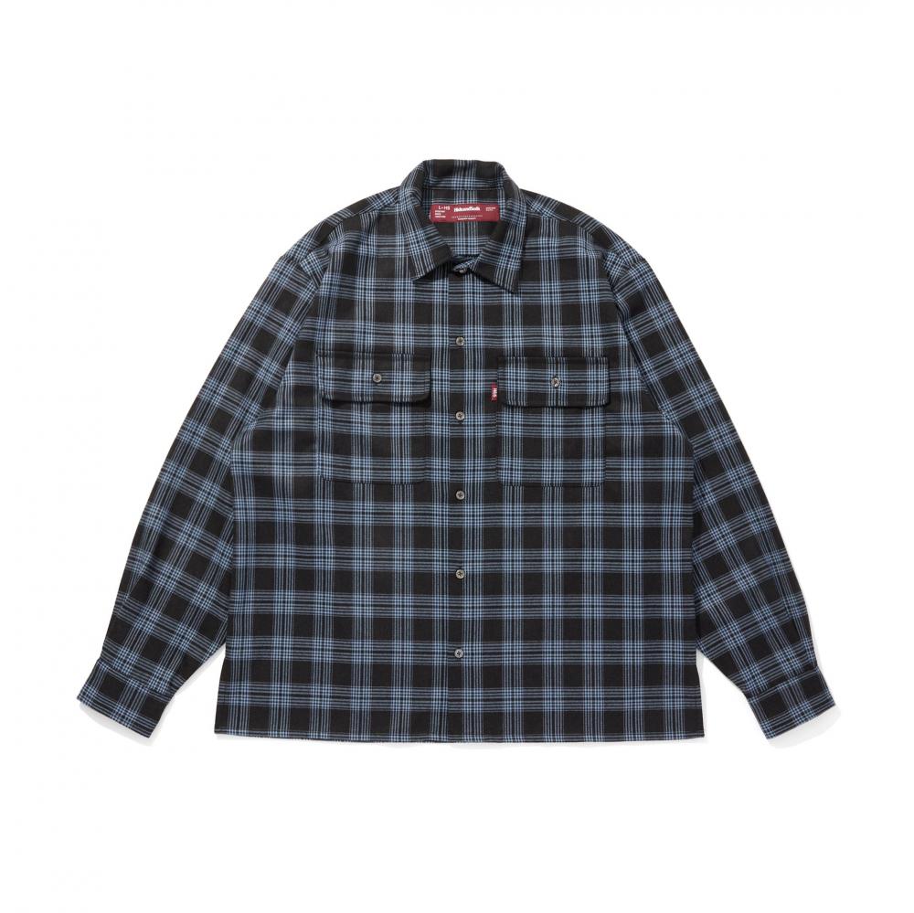 Check L/S Shirt (25aw-2) *ブルー*